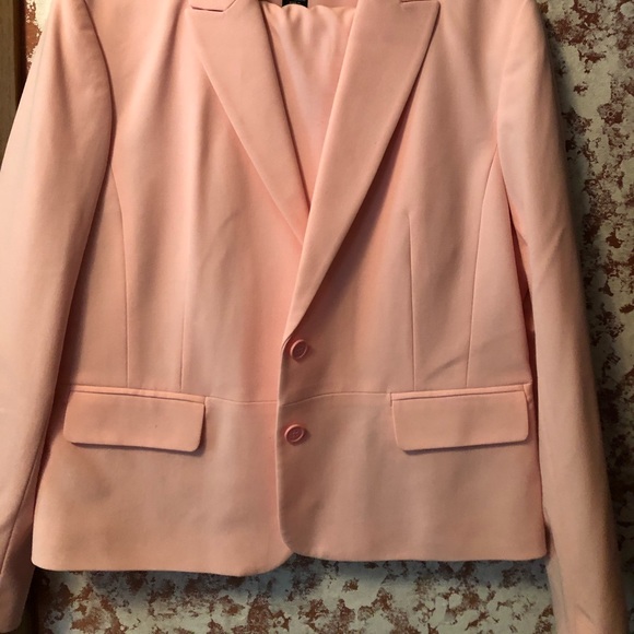 Dress Suit w/Skirt, Elegantly lined, Pink, Size 18 - Picture 2 of 16